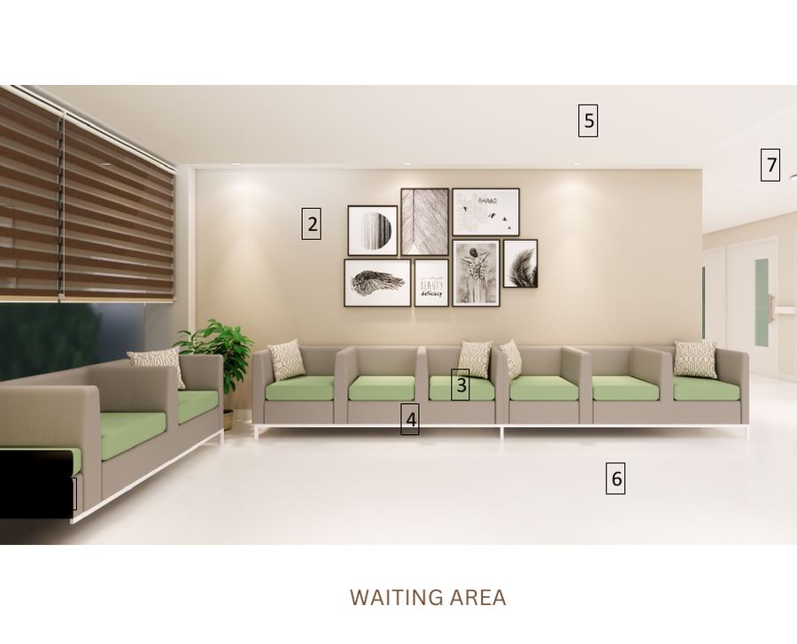 ORA waiting area - comfortable seating